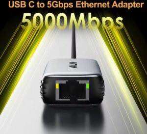 محول شبكة إيثرنت ، usb c 5gbps ، rj45 gigabit